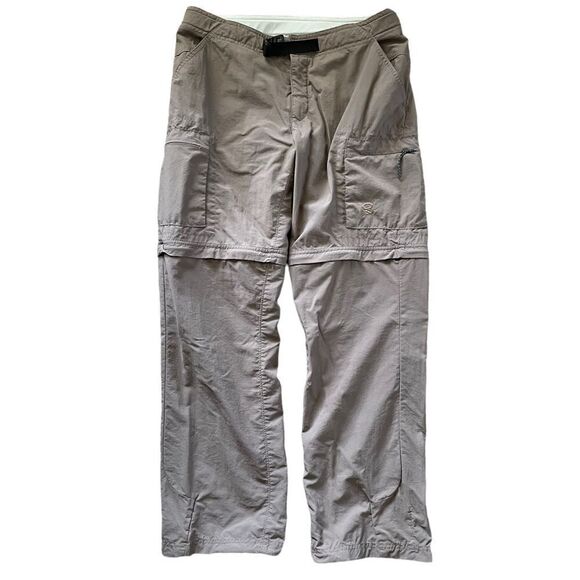 MOUNTAIN HARDWEAR Convertible Zip Off Cargo Pants Shorts Tan Size 8 Short - Picture 1 of 7
